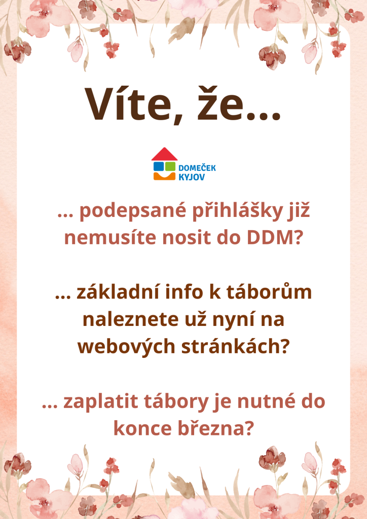 Víte, že...?