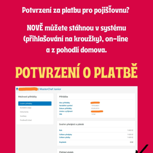 Potvrzení o platbě z domova