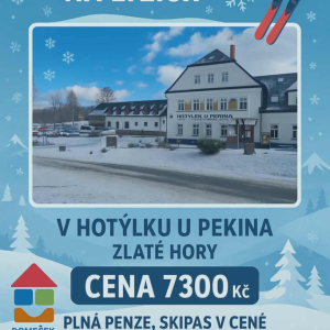 Jarní prázdniny na lyžích - Hotýlek u Pekina