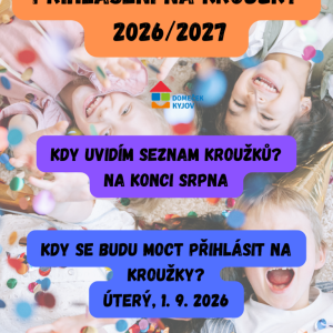 Kroužky 2026/2027