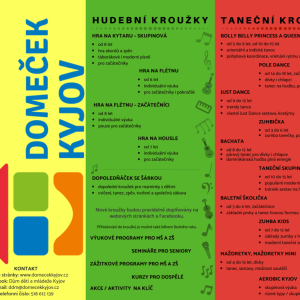 Nabídka kroužků 2026/2027